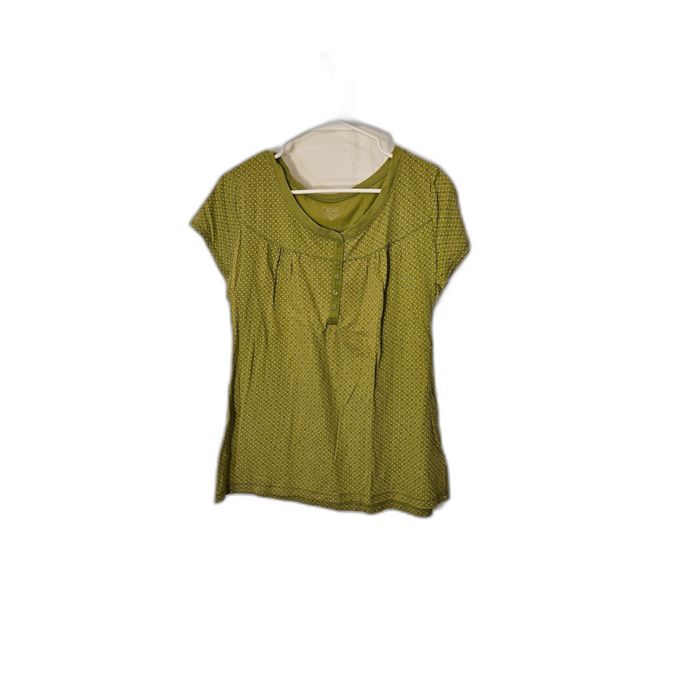 No Boundaries Green Short Sleeve Shirt -- ITEM #3418